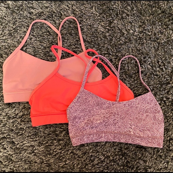 lululemon athletica Other - Lululemon set of 3 “Flo Y” bras size 6